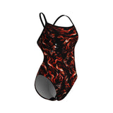 WOMEN'S ARENA GRAPHIC SWIMSUIT CHALLENGE BACK - INDOMITUS