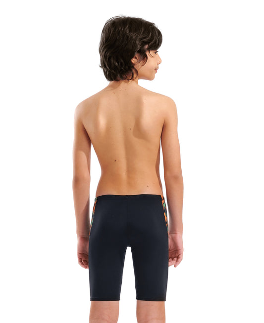 Arena Geometric Jammer Dreng – Sort/Multi