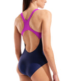 Arena Kikko Badedragt Damer - Navy/Violet