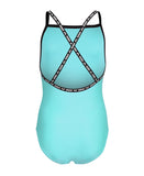 Arena Beach Solid Badedragt Pige – Turkis