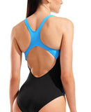 Arena Graphic Badedragt Dame – Sort/Turkis