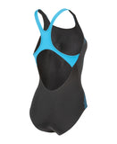 Arena Graphic Badedragt Dame – Sort/Turkis