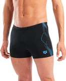 Arena Graphic Swim Trunks Herre – Sort/Turkis