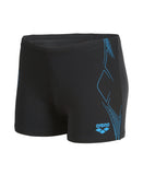 Arena Graphic Swim Short Drenge - Sort/Blå