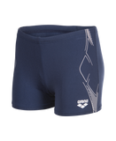 Arena Graphic Swim Short Drenge - Mørkeblå/hvid