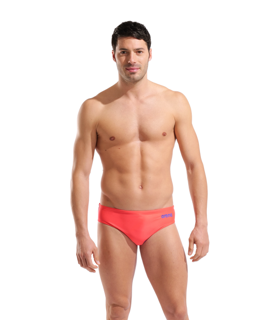 Arena Solid Hyperflow Brief - Orange/Blå