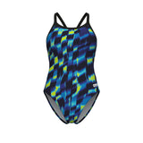 Arena Women's Wave Swimsuit Challenge Back – Black/Multi