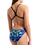 Arena Women's Wave Swimsuit Challenge Back – Black/Multi