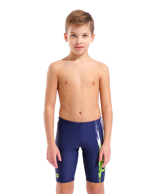 Arena Boys Paint Swim Jammer – Navy/Navy Multi