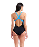 Women's Graphic badedragt - Sort/Blå