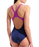 Women's Graphic badedragt - Navy/Pink