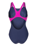 Women's Graphic badedragt - Navy/Pink