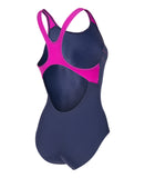 Women's Graphic badedragt - Navy/Pink
