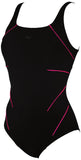 ARENA JEWEL ONE PIECE DAME - SORT/ROSA