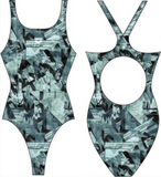 G GLITCH JR ONE PIECE L BLACK-FRESIA ROSE