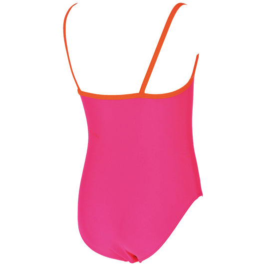 Arena AWT Rouche Badedragt Junior - Pink/Freisa Mango