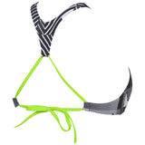 Arena Crop Think bikini top - Sort multi/Grøn