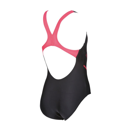 Arena Energy badedragt Junior - Sort/Fluo rød
