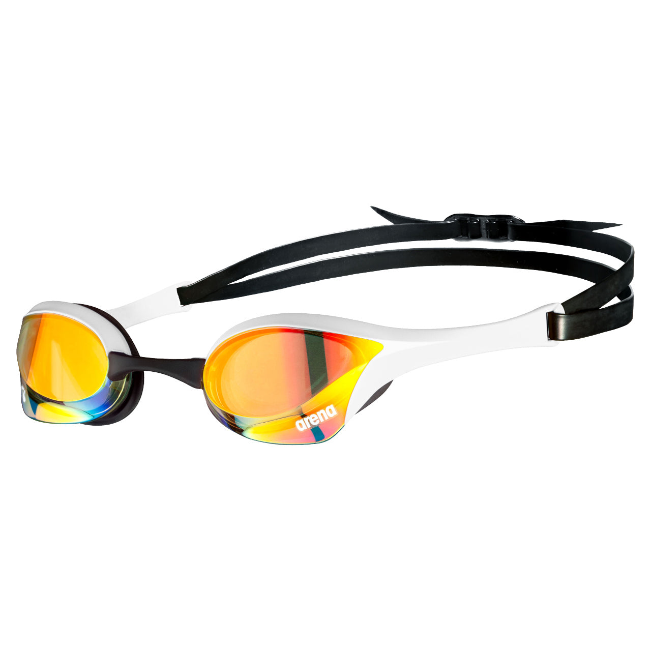 Arena Cobra Ultra Swipe svømmebrille MR - Gul kobber/hvid