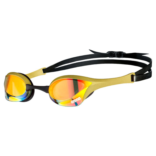 Arena Cobra Ultra Swipe svømmebrille MR - Gul kobber/guld