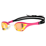 Arena Cobra Ultra Swipe svømmebrille MR - Gul kobber/Pink