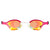 Arena Cobra Ultra Swipe svømmebrille MR - Gul kobber/Pink