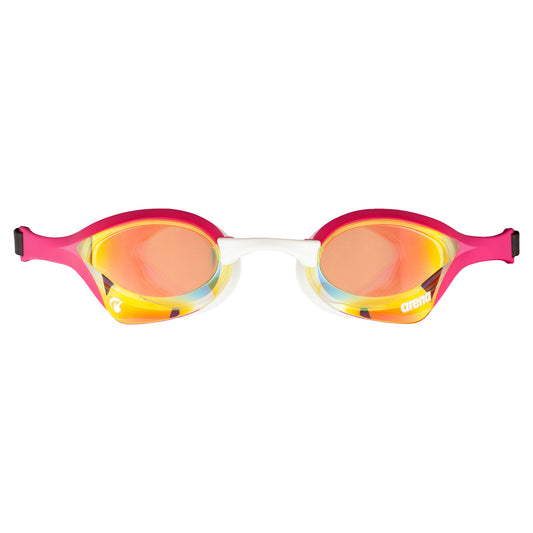 Arena Cobra Ultra Swipe svømmebrille MR - Gul kobber/Pink
