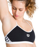 Arena Team Stripe bikini - Sort/hvid