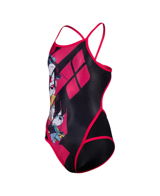 Arena Cats badedragt Pink/Sort