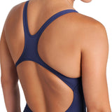 WOMEN'S TEAM SWIMSUIT SWIM PRO SOLID NAVY-WHITE