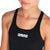 GIRL'S TEAM SWIMSUIT SWIM PRO SOLID BLACK-WHITE