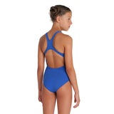 GIRL'S TEAM SWIMSUIT SWIM PRO SOLID ROYAL-WHITE