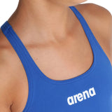GIRL'S TEAM SWIMSUIT SWIM PRO SOLID ROYAL-WHITE