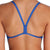 GIRL'S TEAM SWIMSUIT CHALLENGE SOLID ROYAL-WHITE