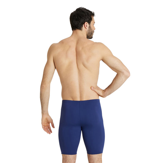 MEN'S TEAM SWIM JAMMER SOLID NAVY-WHITE