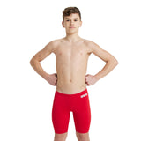 BOY'S TEAM SWIM JAMMER SOLID RED-WHITE