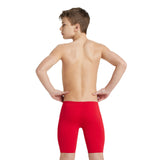 BOY'S TEAM SWIM JAMMER SOLID RED-WHITE