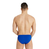 MEN'S TEAM SWIM BRIEFS SOLID ROYAL-WHITE