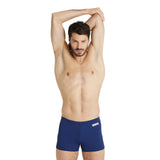 MEN'S TEAM SWIM SHORT SOLID NAVY-WHITE