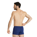 MEN'S TEAM SWIM SHORT SOLID NAVY-WHITE