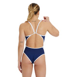 WOMEN'S ARENA ICONS SUPER FLY BACK SOLID NAVY-WHIT