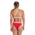 WOMEN'S ARENA ICONS BIKINI CROSS BACK SOLID RED-WH