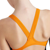 GIRL'S SWIMSUIT V BACK PLACEMENT BLACK-MANGO