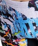 BOY'S SWIM JAMMER PLACEMENT BLACK-MULTI