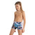 BOY'S SWIM SHORT PLACEMENT BLACK-MULTI