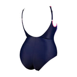 WOMEN'S SWIMSUIT U BACK PLACEMENT B PLUS NAVY-FREA