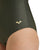 WOMEN'S SWIMSUIT U BACK SOLID DARK OLIVE