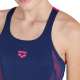 GIRL'S SWIMSUIT SWIM PRO BACK GRAPHIC NAVY-FREAK R