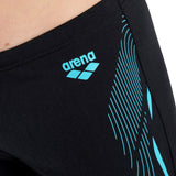 BOY'S SWIM SHORT GRAPHIC BLACK-MARTINICA