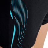 BOY'S SWIM SHORT GRAPHIC BLACK-MARTINICA